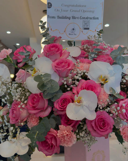 Blushing Orchid Grand Opening Arrangement image 2