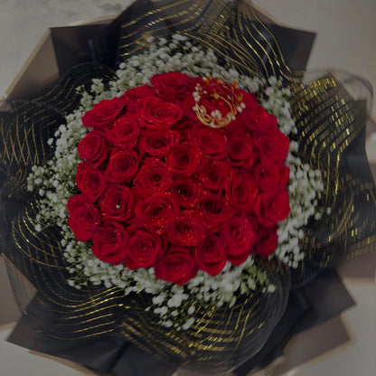 Royal Red Rose Bouquet image 2