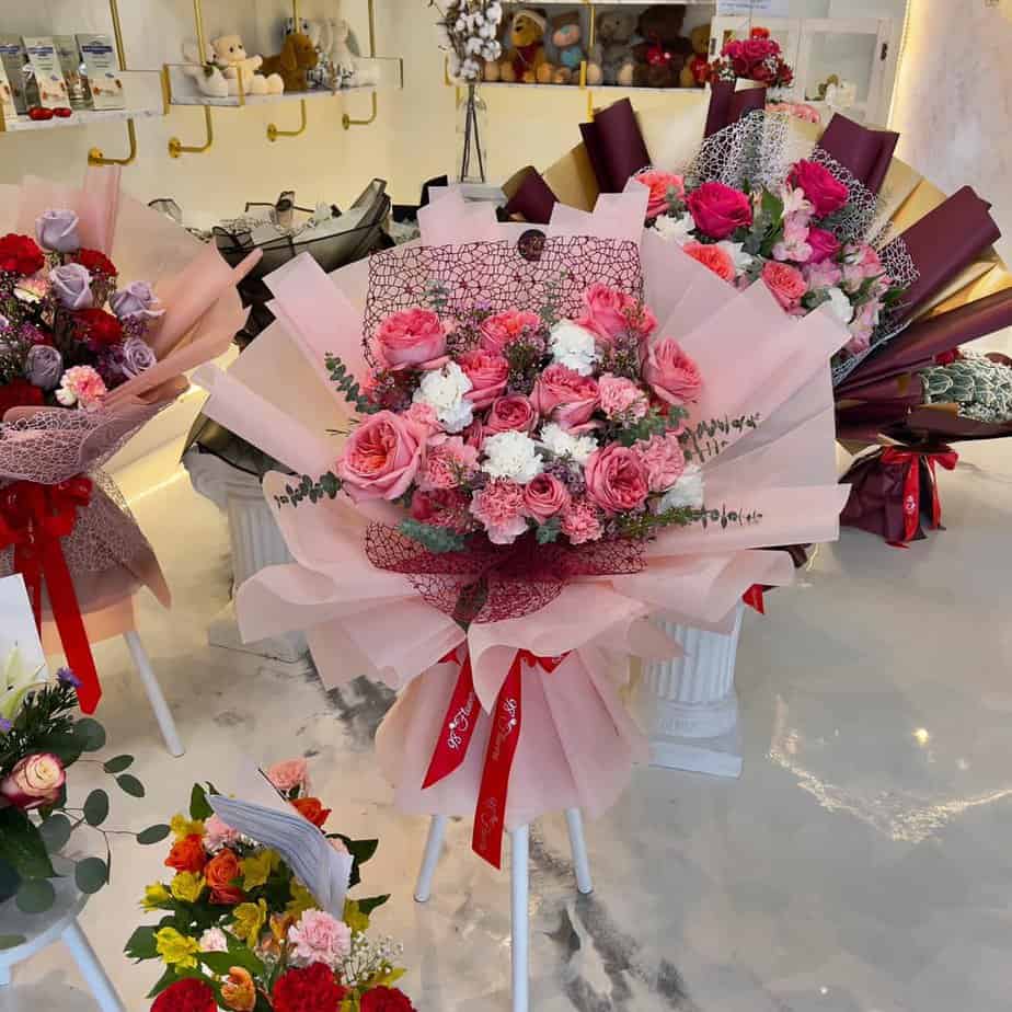 Fresh Flower Bouquet - Big Size, PINK image