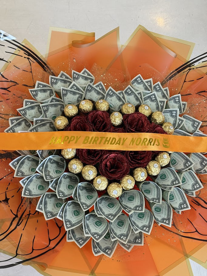 Golden Wing Money Bouquet image 3