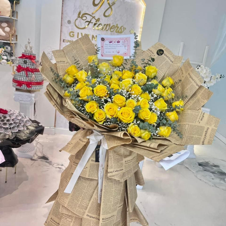 Golden Sunshine Grand Bouquet
