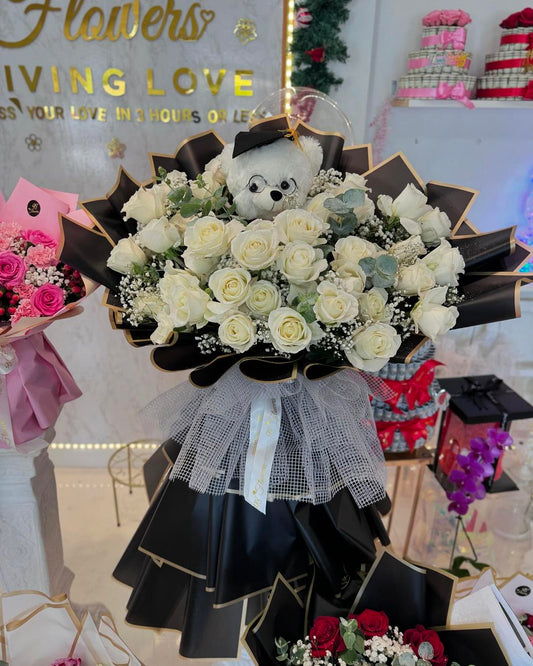Graduation Grandeur Bouquet - 98 FLOWERS
