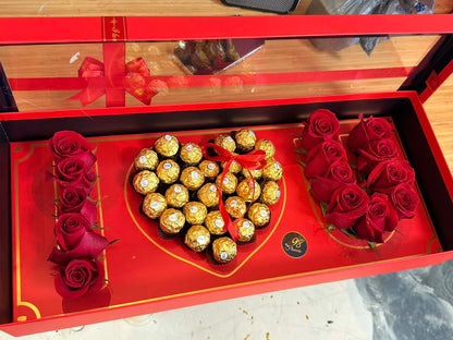 I Love You Box - 98 FLOWERS