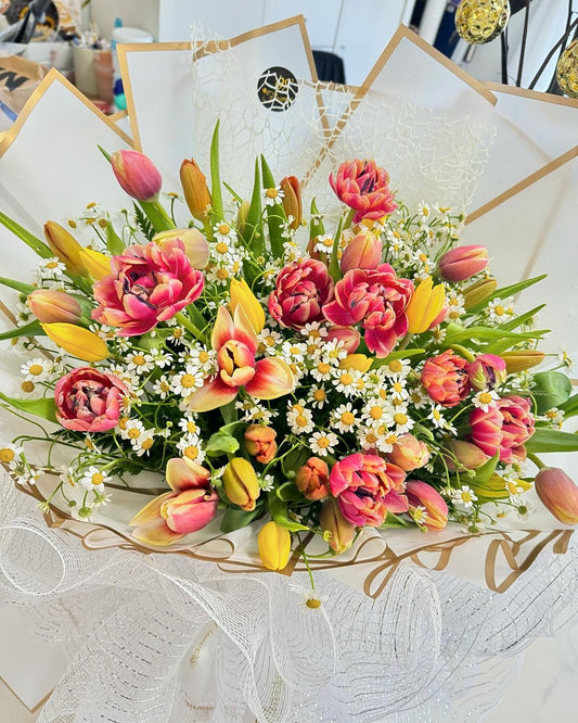 Spring Splendor Bouquet - 98 FLOWERS