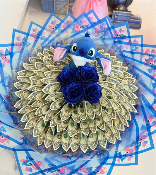 Stitch Money Bouquet - 98 FLOWERS