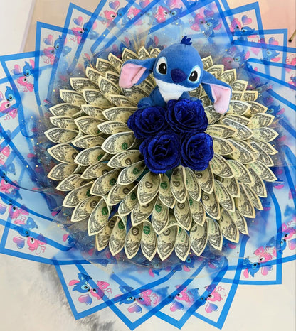 Stitch Money Bouquet - 98 FLOWERS