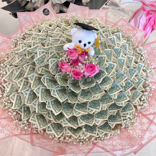 Teddy's Triumph Bouquet - 98 FLOWERS