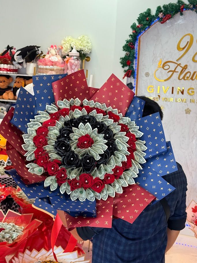 The Imperial Fortune Bouquet - 98 FLOWERS