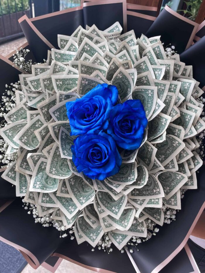 The Luxury Cash Money Flowers Bouquet | 98Flowers | Houston Delivery