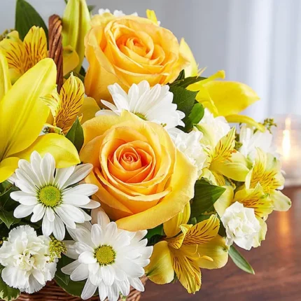 Peace, Prayers & Blessings™ Yellow & White  