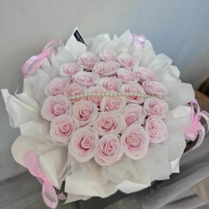 Blushing Pearl Bouquet flower bouquet pink roses, pink and white flower bouquet, pink roses, pink roses flower bouquet 