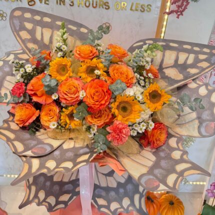 Sunlit Butterfly Bouquet  