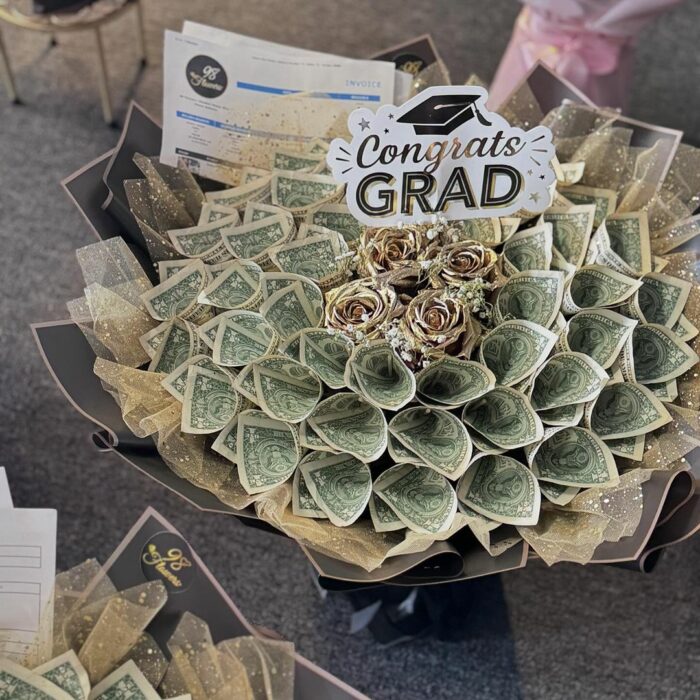 Golden Graduation Glory Bouquet  