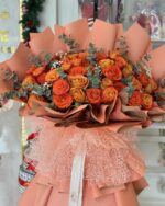 Sunset Splendor Bouquet orange flower 