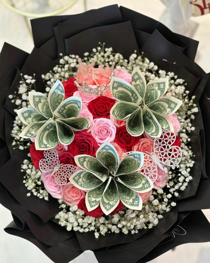 Royal Bloom Money Bouquet  