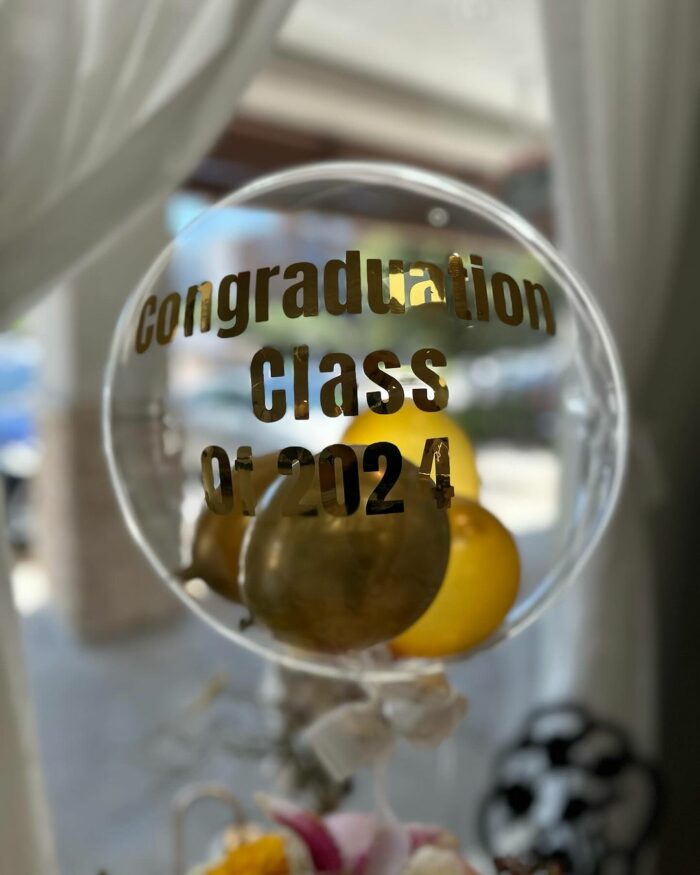 Graduation Bloom Box with Balloon  