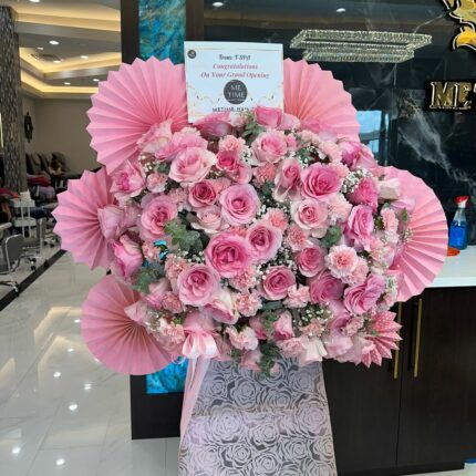 Pink Grandeur Grand Opening Standee  