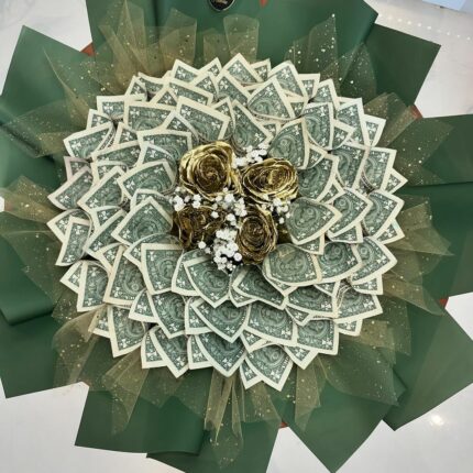 Emerald Elegance Money BouquetGolden Glamour Money Bouquet  