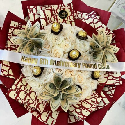 Golden Luxe Anniversary Bouquet  