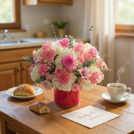 Morning Bloom – Pastel Flower BoxRoyal Heart – Midnight Blue Money Bouquet  