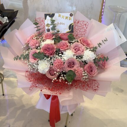 Rosy Bliss Bouquet   Rosy Bliss Bouquet