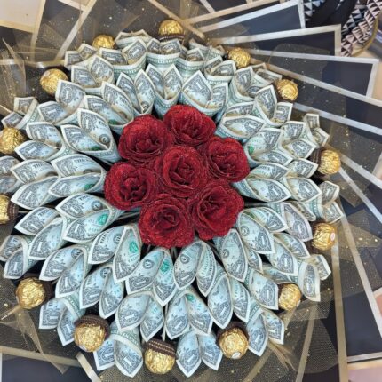 Luxury Money Bouquet (Red & Gold Edition)   Luxury Money Bouquet (Red & Gold Edition)