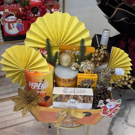 Golden Celebration Gift Basket  