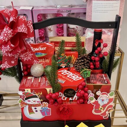 Merry Red Gift Basket  
