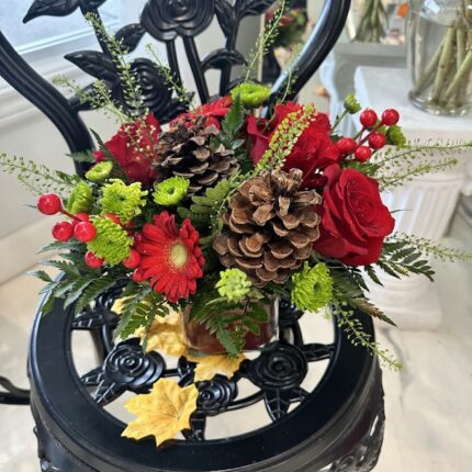 Winter Forest Vase – Holiday Charm  