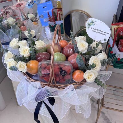 Pure Blessing Fruit BasketHoliday Grace Arrangement  