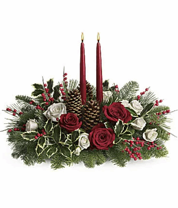 Candlelight Christmas Centerpiece Candlelight Christmas Centerpiece