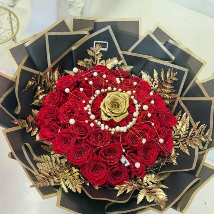 Golden Empress Rose Bouquet  