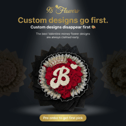 Custom Valentine Money Flower  