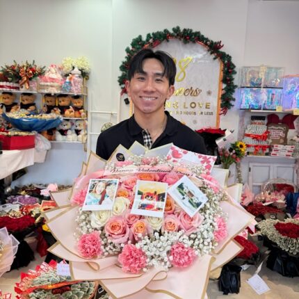 Cloudy Pink Memories Bouquet  