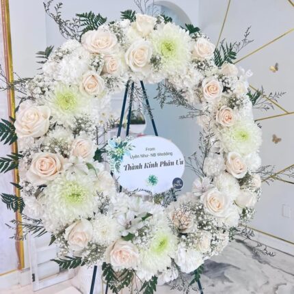 Pure Grace Sympathy Wreath  