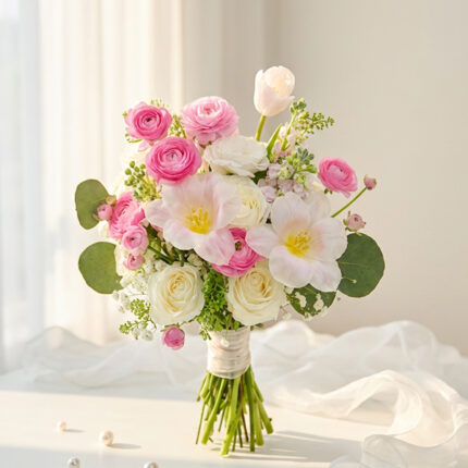 Blush Garden Bridal Bouquet  