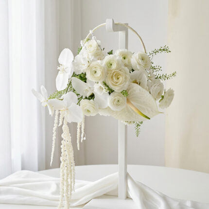 Ivory Cascade Bridal Bouquet  