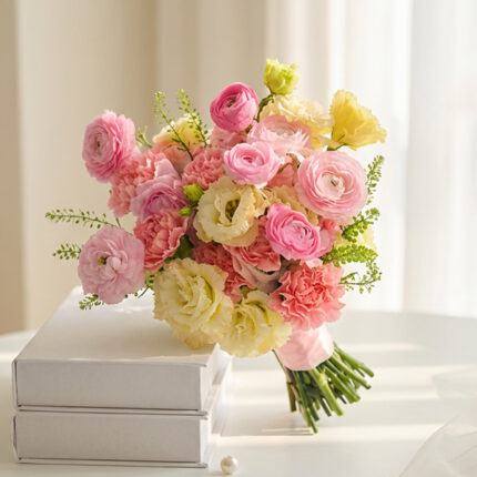 Blush Spring Bridal Bouquet  