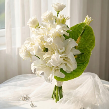 Ivory Garden Bridal Bouquet  
