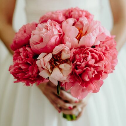 Coral Peony Luxe Bridal Bouquet  