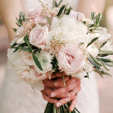 Blush Peony Garden Wedding BouquetBlush Peony Garden Wedding Bouquet  