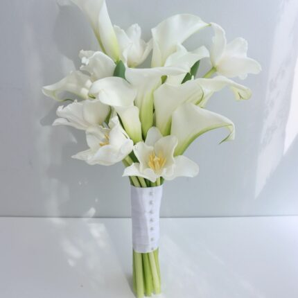 White Calla Lily Bridal Bouquet  