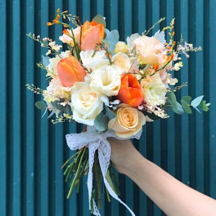 Sunset Garden Bridal Bouquet  