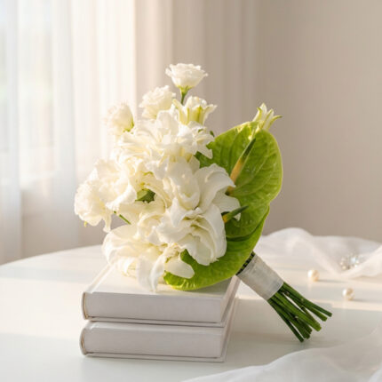 Ivory Garden Bridal Bouquet  