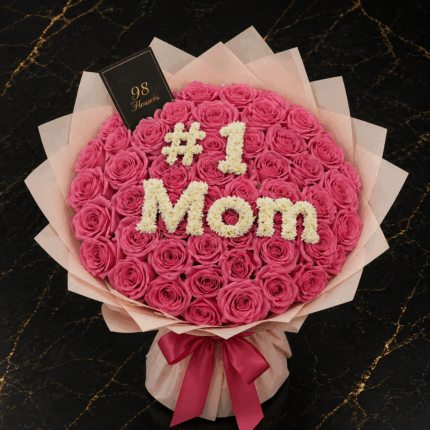 No.1 Mom Signature Rose Bouquet  