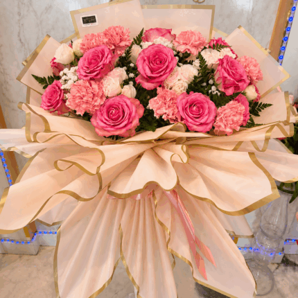 Pink Charm Classic Rose Bouquet  