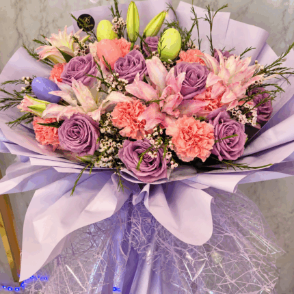Lavender Blush Garden Bouquet  